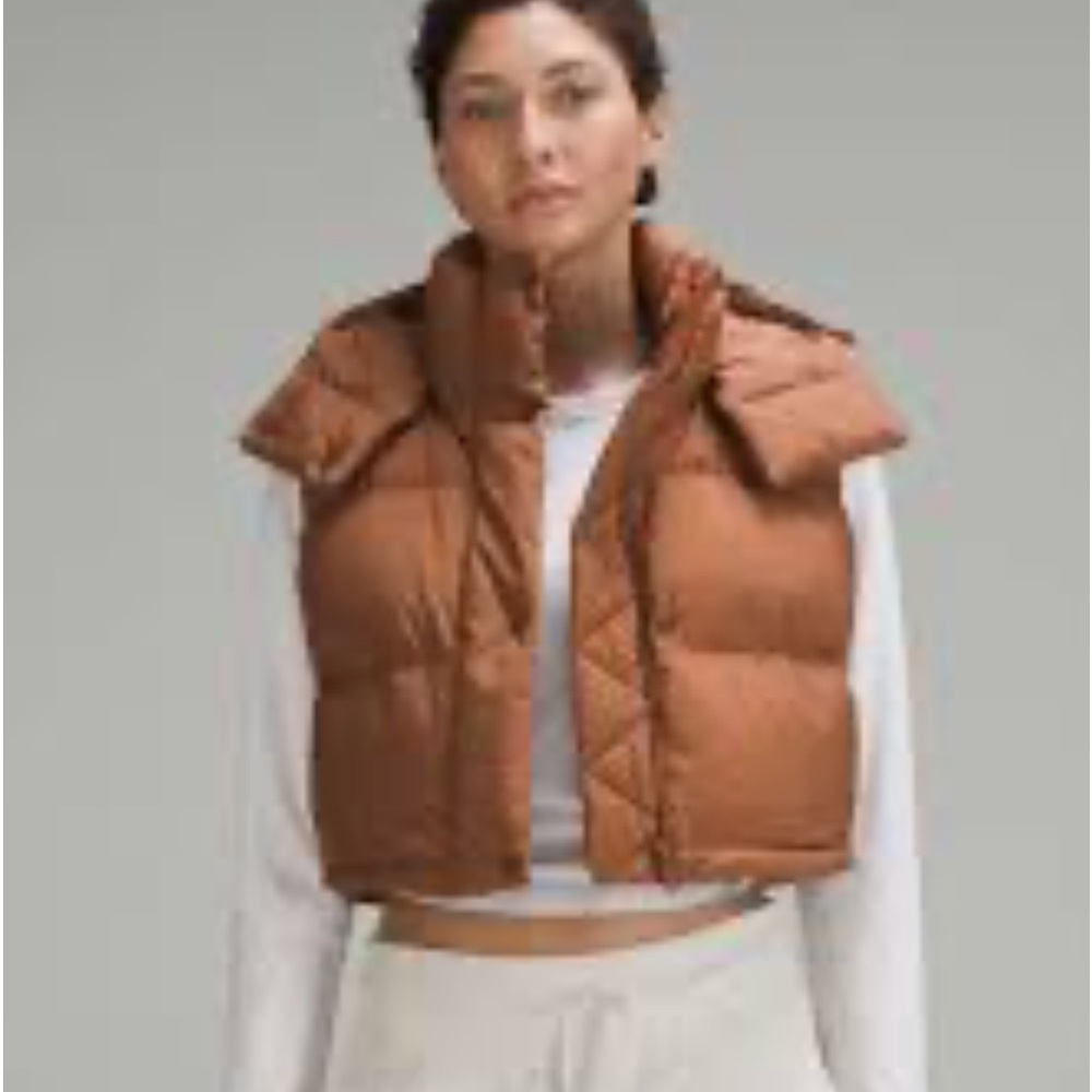 Lululemon wonderpuff super cropped vest size 4 NWT